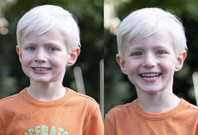 Father’s hilarious method to get his son to smile in first day of school photo goes viral