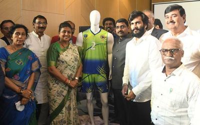 Jersey of Andhra Pradesh contingent for National Games unveiled