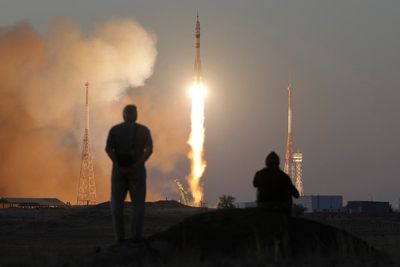 Space station gets 3 new residents after Russian launch