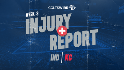 Colts vs. Chiefs: Initial injury report for Week 3