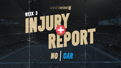 Paulson Adebo returns to Saints on initial Week 3 injury report vs. Carolina Panthers