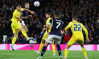 Lyndon Dykes double eases Scotland to Nations League win over Ukraine