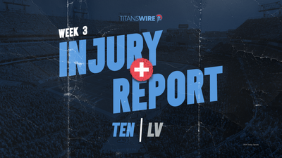 Tennessee Titans vs. Las Vegas Raiders Week 3 injury report: Wednesday