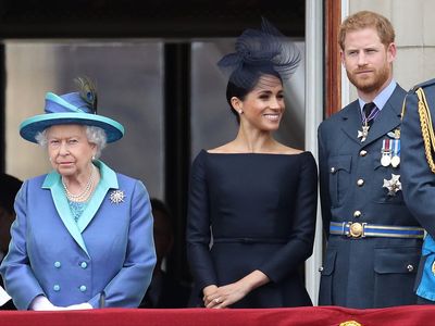 The Queen was ‘hurt and exhausted’ by Prince Harry and Meghan Markle’s decision to step down as senior royals, book claims
