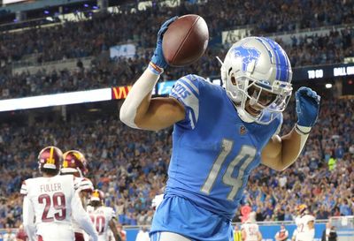 The Lions’ Amon-Ra St. Brown first torched the Commanders, then another WR drafted before him