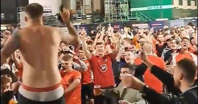 Wales fans throw huge party in the middle of Brussels