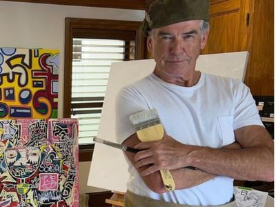 Pierce Brosnan says he painted ‘with his hands’ to handle late wife’s ovarian cancer diagnosis