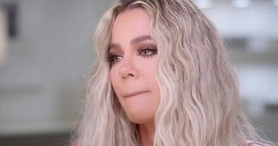 Khloe Kardashian shares first look at baby son after breaking down in tears over Tristan