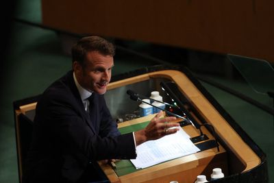 French President Macron: goal is to obtain negotiated peace on Russia/Ukraine conflict