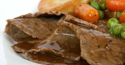 Chef reused gravy from customers' dinners and double dipped his fingers in sauce