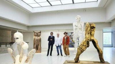 Brad Pitt Unveils His Sculptures at a First Art Show