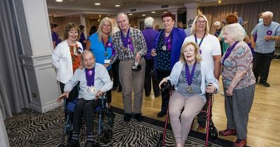 Care home residents' medal success