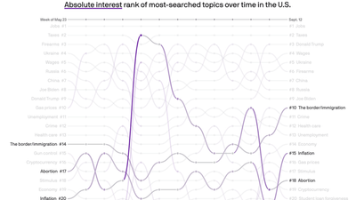 Search interest in abortion falls as the border rises