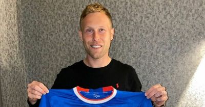 Rangers star Scott Arfield raffling special Queen Elizabeth II embroidered match-worn top for charity