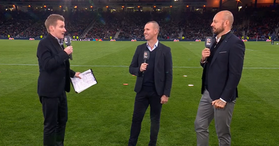 Alan Hutton leaves viewers confused after calling for an orange card in Scotland game