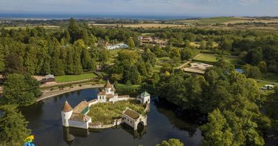 Stunning drone pics shows tiny Scots island with 'Dutch Village' locals are hoping to restore to former glory
