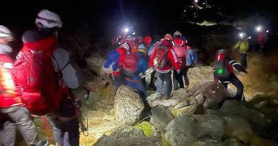 Climber fell to his death on Snowdonia after his rope was cut by a falling rock