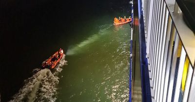 Ferry crew save woman's life after passenger spots her in River Mersey