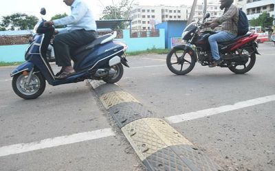 ‘Easy to install’ speed breakers make ride uneasy for motorists