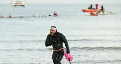 Extreme adventurer attempts to break record for longest open-water swim in Loch Ness
