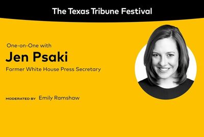 Watch Jen Psaki speak at the 2022 Texas Tribune Festival