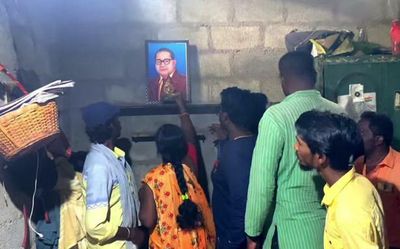 Dalit family replaces portraits of gods with those of Buddha, Ambedkar