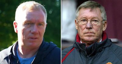 Paul Scholes thought he'd be "gone" at Man Utd after losing it with Sir Alex Ferguson