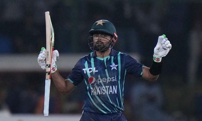 Babar Azam’s century fires Pakistan to 10-wicket T20 win against England