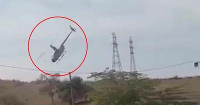 Brazilian politicians survive horror helicopter crash after smashing into power line
