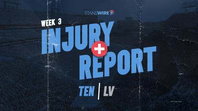 Tennessee Titans vs. Las Vegas Raiders Week 3 injury report: Thursday