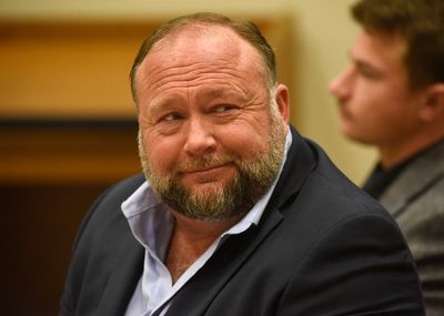 Alex Jones shamelessly asks for Infowars cryptocurrency donations during Sandy Hook trial testimony