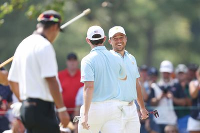 Presidents Cup: Xander Schauffele, Patrick Cantlay remain undefeated in foursomes as they dominate Adam Scott, Hideki Matsuyama 6 and 5