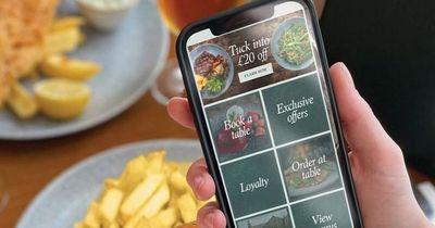 Pub chain launches app with voucher for £20 off food