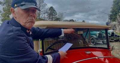 Braidwood 'coppers' lay down the law in candid caper as Model A Fords roll into town