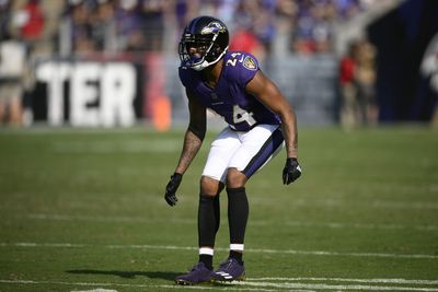 Ravens HC John Harbaugh discusses performance of CB Marcus Peters in first game back from injury