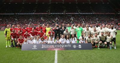Liverpool vs Man Utd Legends of the North charity match squads and star players