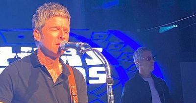 Noel Gallagher jokes in 'dig at royal family' at star-studded Manchester gala