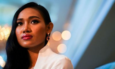 Myanmar model who criticised junta stuck in limbo after being denied entry to Thailand