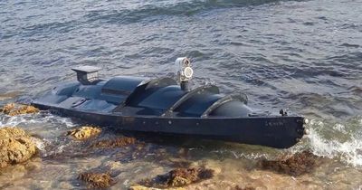 ‘Ukrainian suicide drone’ washes up on beach near Russian base after evading patrols
