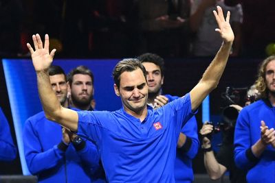 What time is Roger Federer playing today alongside Rafael Nadal at the Laver Cup?