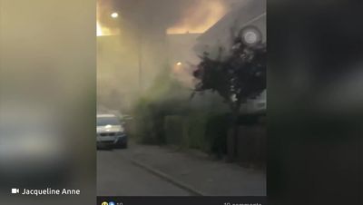 WATCH: Video shows power box explode on Coatbridge street