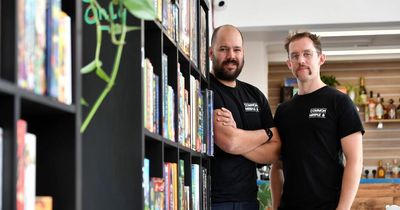 The two best mates behind Swansea's cool new board game café