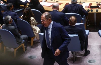 Sergei Lavrov calls Zelensky ‘b*****d’ and walks out of UN meet amid ‘collective condemnation’ of Russia