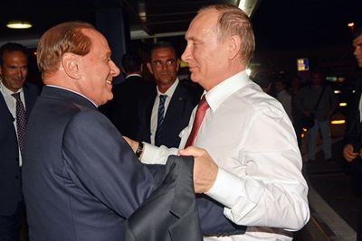 Berlusconi, on eve of Italian election, says Putin was ‘pushed into war’ with Ukraine