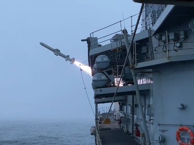 Navy and RAF use high-powered weaponry to sink warship in exercise