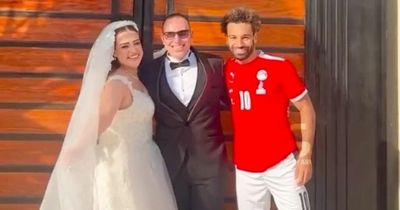 Liverpool forward Mohamed Salah gatecrashes wedding while away with Egypt