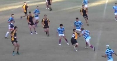 Schoolboy 'sensation' beats half the opposition to score wonder try