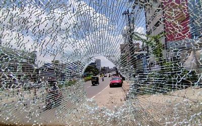70 KSRTC buses damaged in the violence related to the hartal call by PFI