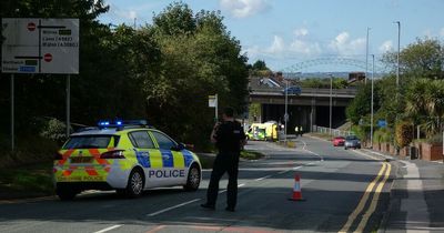 Air ambulance lands and road cordoned off after 'serious' crash