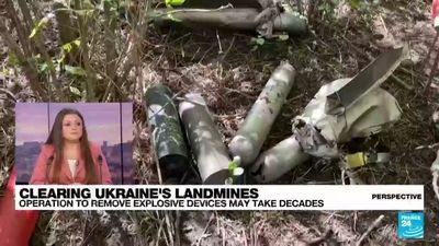 Grappling with tens of thousands of unexploded landmines in Ukraine